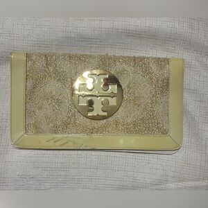 Tory Burch Gold Clutch